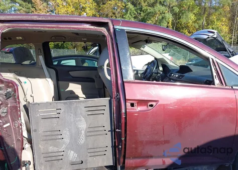 2013 Honda Odyssey Touring from USA, damaged, VIN 5FNRL5H92DB048752